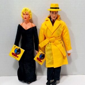DICK TRACY AND BREATHLESS MAHONEY DOLLS